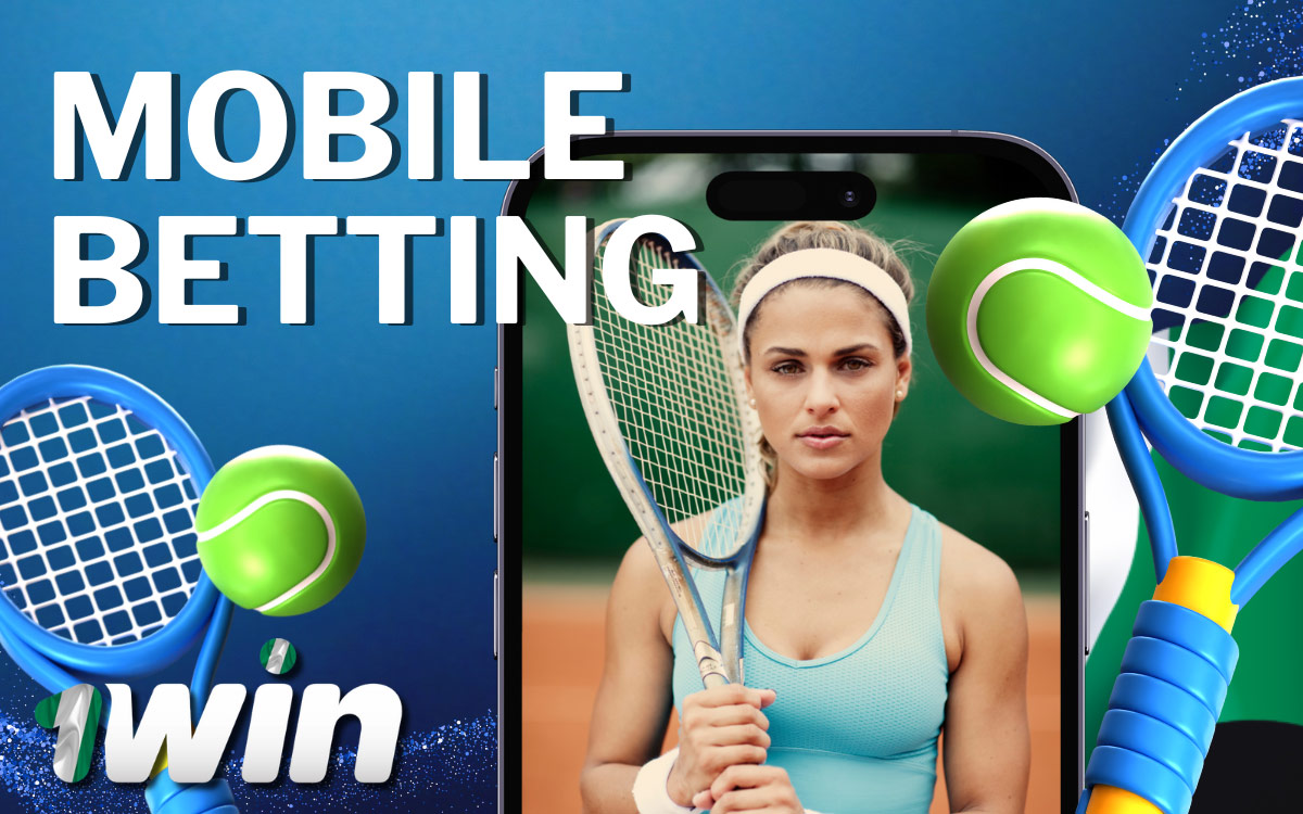 Mobile App for Tennis Betting 1win India