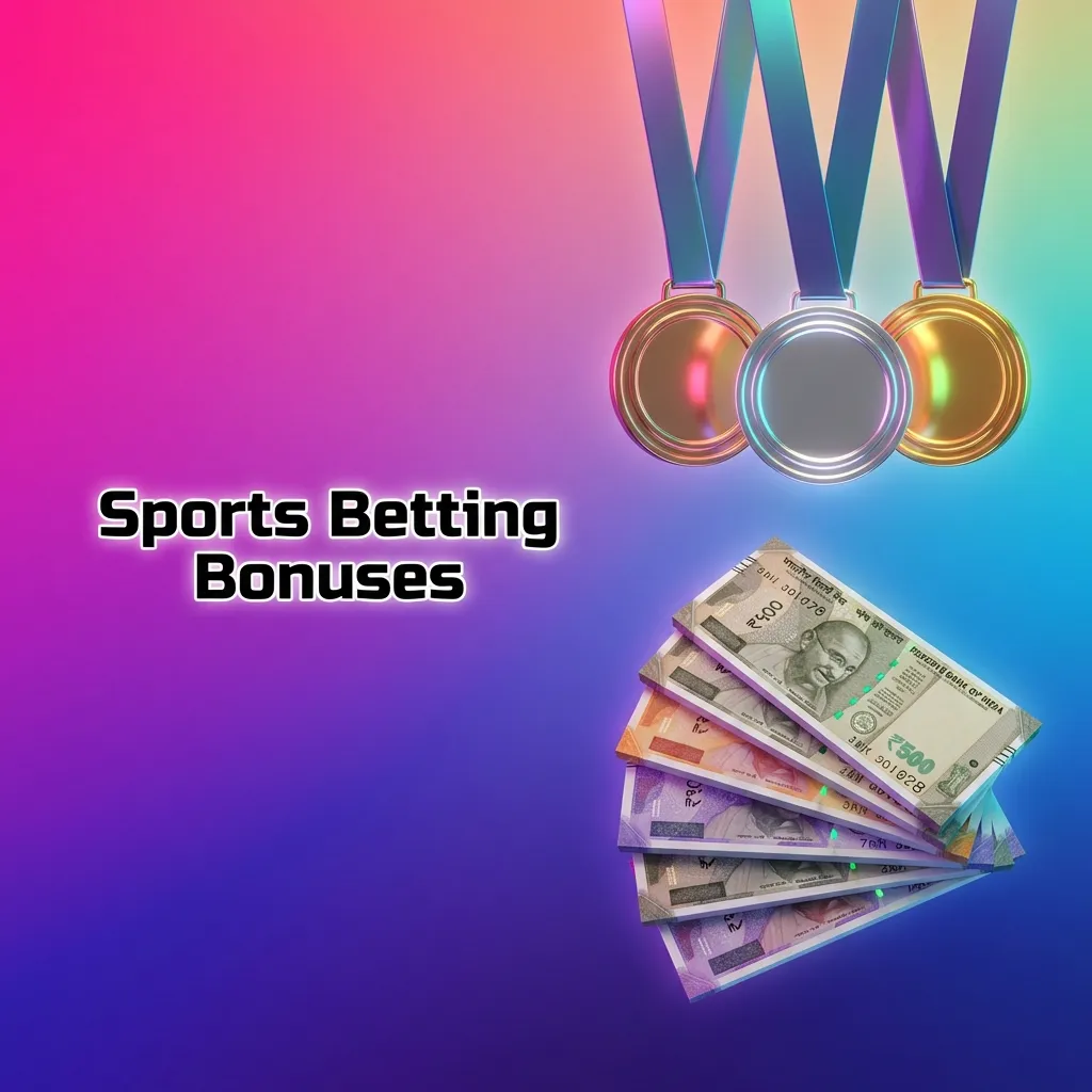Sports betting bonuses page showing welcome offer, accumulator boost, cricket cashback, and esports free bet promotions